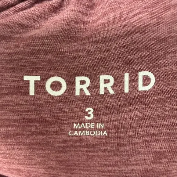 Torrid TRU Super Soft Performance Jogger 3X Rose Brow Jersey Relax Active 43411 - Picture 7 of 10